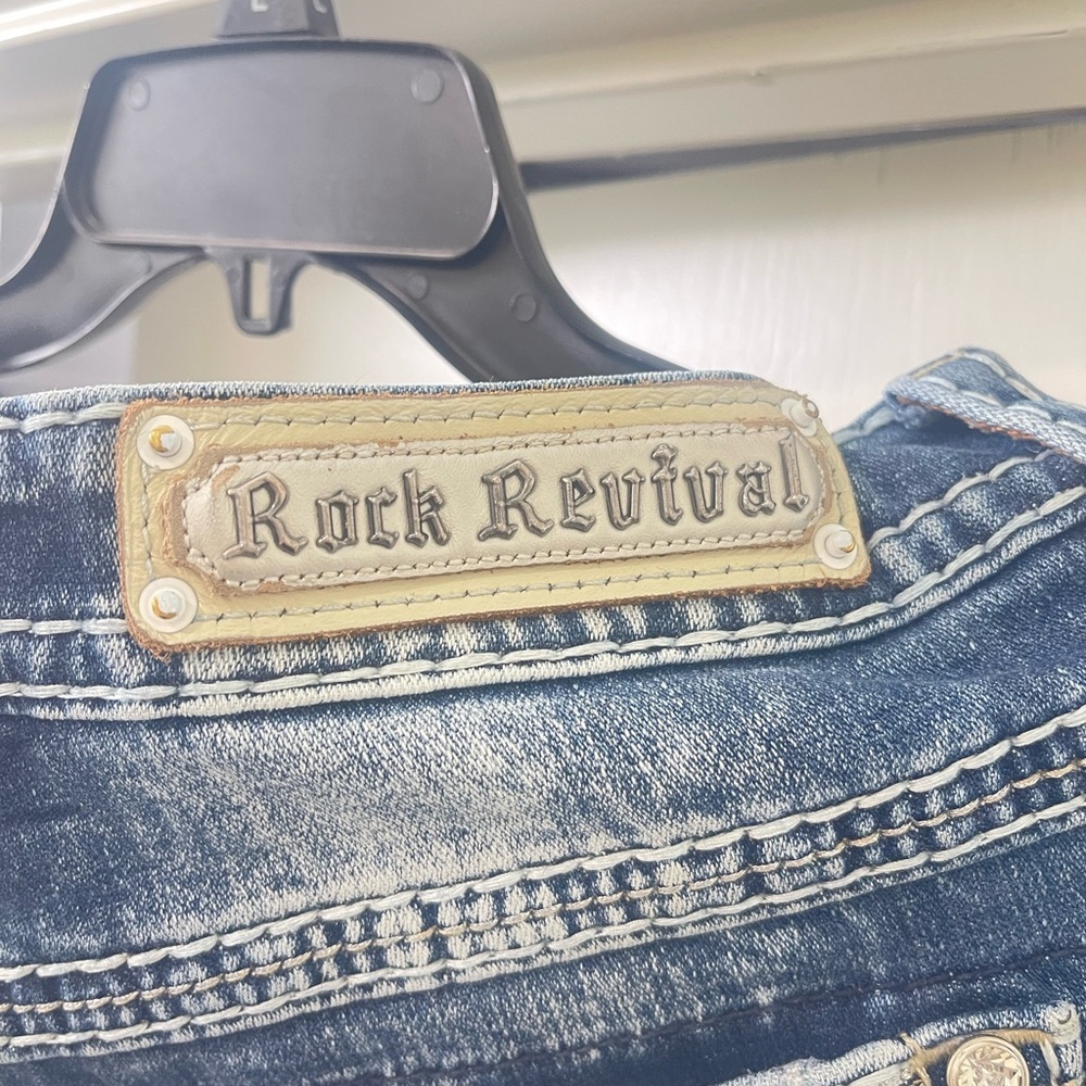 Rock Revival Distressed Denim Jeans